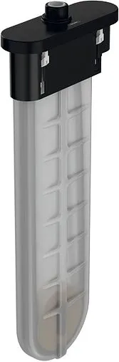 Подключение лейки на борт ванны Hansgrohe sBox чёрный матовый 28020670