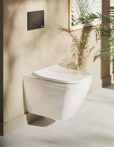 Унитаз подвесной безободковый VitrA Integra Square Rim-Ex белый 7082B003-0075