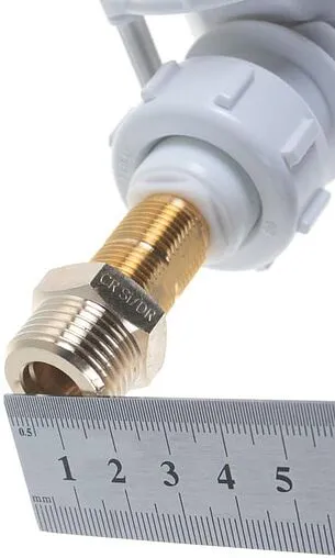 Заливной клапан для бачка ⅜/½&quot; латунь боковой Geberit Impuls Basic 380 281.004.00.1