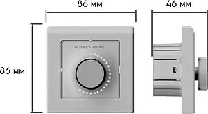 Терморегулятор Royal Thermo Onix белый RTO-16 Терморегулятор Royal Thermo Onix белый RTO-16, 2