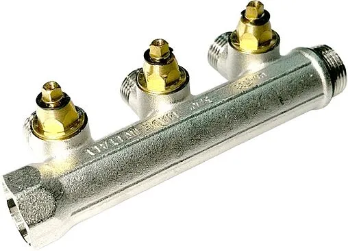 Коллектор регулирующий проходной 3 отвода ¾&quot;в/н x ½&quot;к Uni-fitt 410N3230