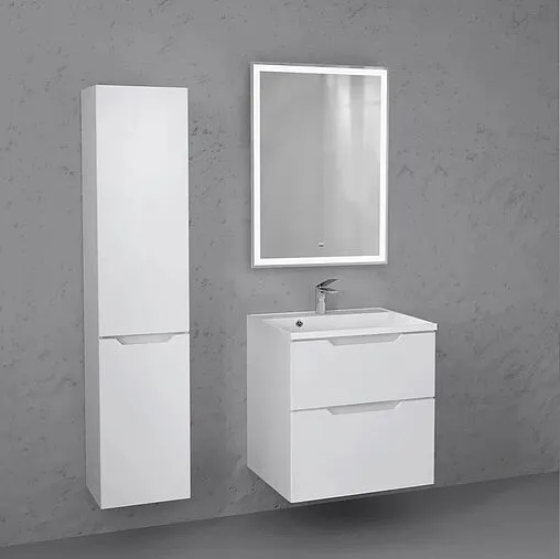 Тумба-умывальник подвесная Raval Wector 60 белый Wct.01.60/P/W/MD+4627173210164