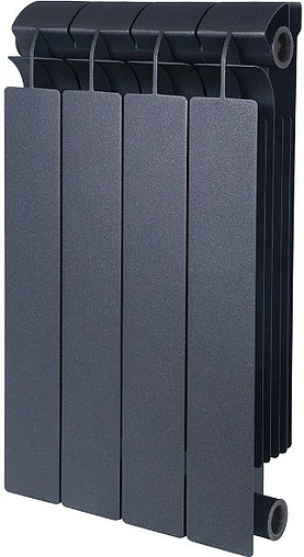Радиатор биметаллический 4 секции Global Style Plus 500 черный