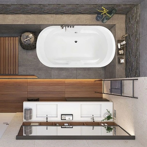 Ванна акриловая Vagnerplast Gaia 190x100 VPBA191GAI7X-04