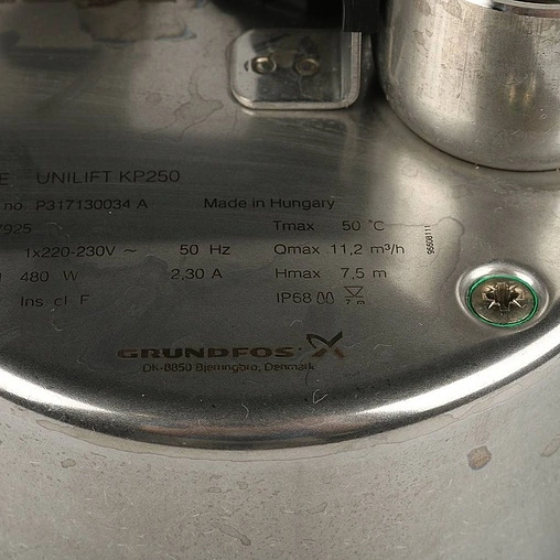 Насос дренажный Q=11.2м³/ч H=7.5м Grundfos UNILIFT KP 250-AV1 012H1900