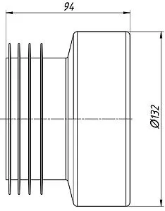 Манжет для унитаза Ани Пласт W0210 Манжет для унитаза Ани Пласт W0210, 2