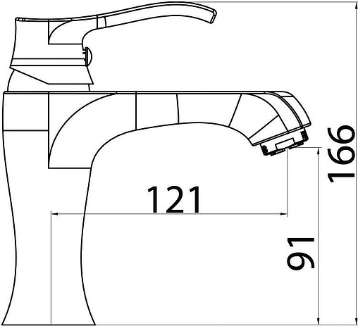 Смеситель для раковины BelBagno Trula хром TRU-LVM-CRM