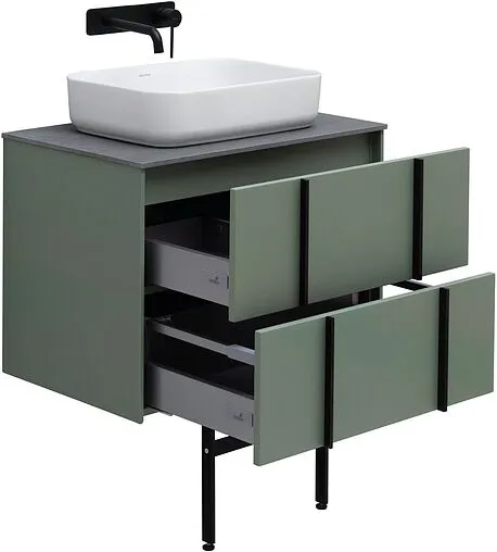 Тумба под умывальник подвесной Allen Brau Reality 70 олива 1.32004.CGM