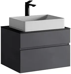 Тумба под умывальник подвесная Raval Decent 60 антрацит Dec.01.60/A/RL, 1