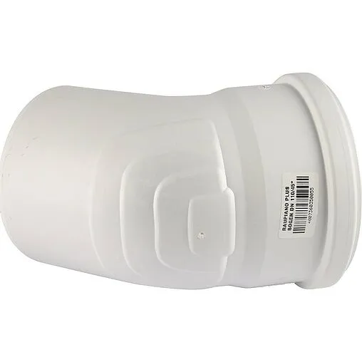 Отвод внутренний бесшумный D=110мм Угол 45° Rehau Raupiano Plus 11231361001