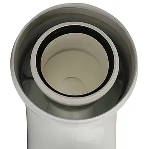 Колено для дымохода Ø 60/100мм ∠ 90° с ревизией Stout SCA-8610-010090, 4