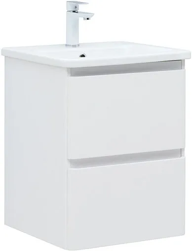 Тумба под умывальник подвесная Aquanet Эмбер 50 белый матовый 00330463
