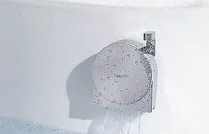 Внешняя монтажная часть сифона для ванны Hansgrohe Exafill S шлифованный никель 58117820, 3