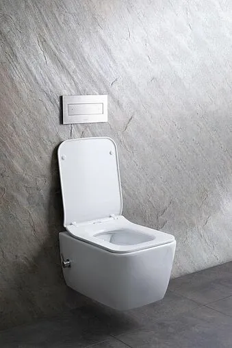 Унитаз подвесной безободковый с функцией биде и встроенным смесителем Allen Brau Liberty белый 4.33009.20