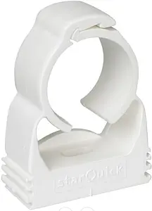 Клипса с защелкой D=32-35мм белый Walraven starQuick 0855035 Клипса с защелкой D=32-35мм белый Walraven starQuick 0855035, 1