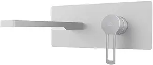 Смеситель для раковины из стены Paffoni Ringo белый матовый RIN104BO Смеситель для раковины из стены Paffoni Ringo белый матовый RIN104BO, 1