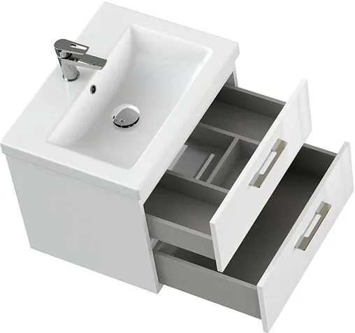 Тумба-умывальник подвесная Cersanit Lara 60 белый 64133+