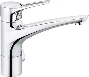 Смеситель для кухни с запорным вентилем Kludi MX хром 399060562 Смеситель для кухни с запорным вентилем Kludi MX хром 399060562, 1