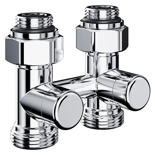 Узел нижнего подключения радиатора прямой ¾"ек x ¾"ек (½"н) Royal Thermo Design хром RANDP11234CH Узел нижнего подключения радиатора прямой ¾"ек x ¾"ек (½"н) Royal Thermo Design хром RANDP11234CH