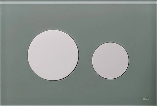 Клавиша смыва для унитаза TECEloop Modular кнопки/белый антибактериальный, стекло на выбор