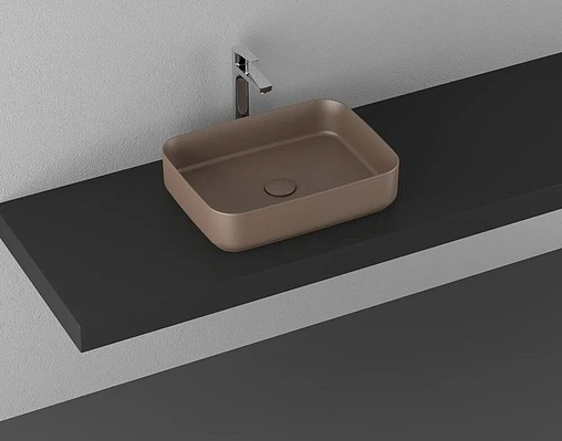 Раковина ISVEA Infinity 50 коричневый 10NF65050-2H
