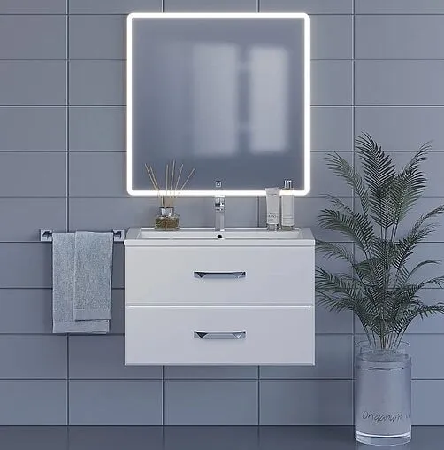 Тумба-умывальник подвесная Uperwood Foster 80 белый 291020531 Тумба-умывальник подвесная Uperwood Foster 80 белый 291020531