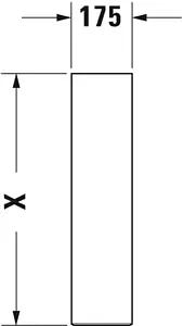 Пьедестал Duravit Darling New белый 0858240000 Пьедестал Duravit Darling New белый 0858240000, 2