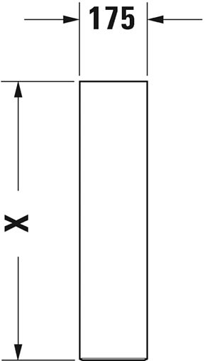 Пьедестал Duravit Darling New белый 0858240000