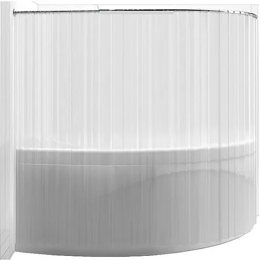 Карниз для ванны Aquanet Graciosa 150x90 хром 00176891