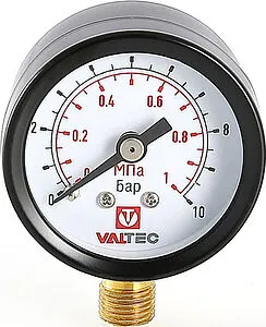 Манометр радиальный Valtec 40мм 6 бар ⅛&quot; VT.TM40.DC.01, 1