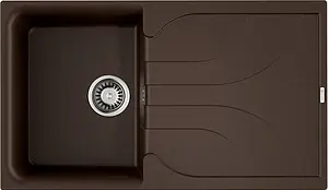 Мойка кухонная Omoikiri Yasugata 86-DC темный шоколад 4993872, 1
