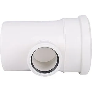 Тройник внутренний бесшумный D=110x50мм Угол 87° Sinikon 510035.K, 4