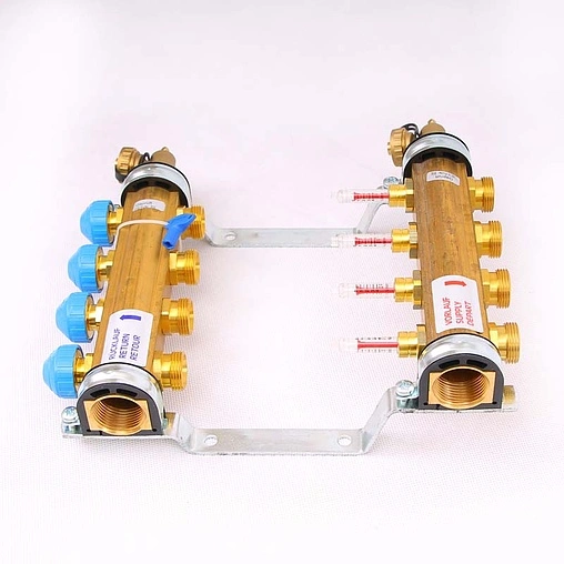 Группа коллекторная с расходомерами 4 отвода 1&quot;в/в x ¾&quot;ек Watts HKV/T 10004198