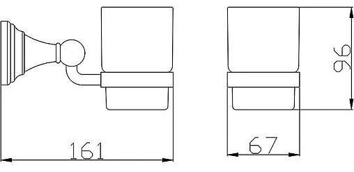 Стакан Rav Slezak Morava retro бронза MKA0201SM