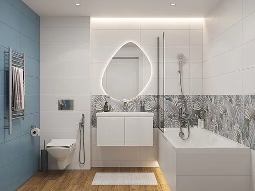 Смеситель для ванны с длинным изливом Cersanit Flanis хром 64093