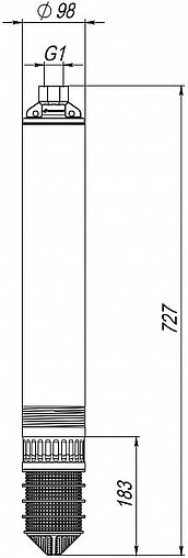 Насос скважинный центробежный 4&quot; Джилекс Водомет 55/50 БК ок 5537