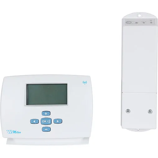 Радиотерморегулятор комнатный НО/НЗ WATTS Milux-RF Pack белый 10013386