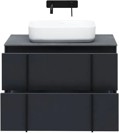 Тумба под умывальник подвесная Allen Brau Reality 80 антрацит 1.32005.AM