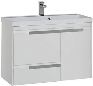 Тумба-умывальник Aquanet Тиволи 90 белый 00180056+00179396, 1