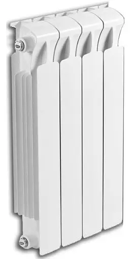 Радиатор биметаллический 4 секции Rifar Monolit 500 белый RM50004
