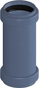 Муфта двухраструбная внутренняя бесшумная D=110мм Poloplast POLO-KAL NG P2304 Муфта двухраструбная внутренняя бесшумная D=110мм Poloplast POLO-KAL NG P2304, 1