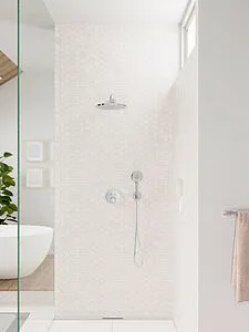 Душевая система с термостатом для душа Hansgrohe Raindance S 240 1jet PowderRain с ShowerSelect S хром 27951000 Душевая система с термостатом для душа Hansgrohe Raindance S 240 1jet PowderRain с ShowerSelect S хром 27951000, 5