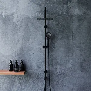 Душевая система без смесителя Dorff Norma чёрный матовый D0712020 Душевая система без смесителя Dorff Norma чёрный матовый D0712020, 3