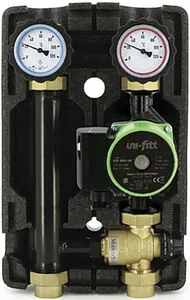 Насосный модуль с термостатическим смесительным клапаном 1&quot;в х 1&quot;в Uni-Fitt 491E2500 с насосом Uni-Fitt ECP 25/60, 1