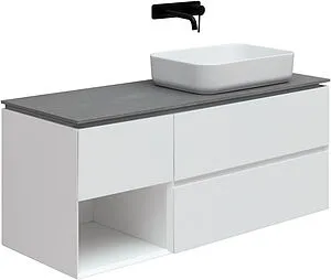 Тумба под умывальник подвесная Allen Brau Infinity 120 R белый 1.21007.WM, 1