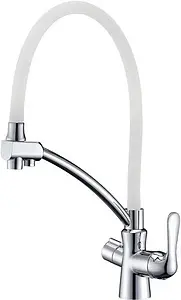 Смеситель для кухни с подключением к фильтру Lemark Comfort хром/белый LM3070C-White Смеситель для кухни с подключением к фильтру Lemark Comfort хром/белый LM3070C-White, 1