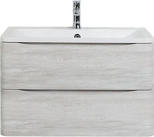 Тумба-умывальник подвесная BelBagno ACQUA 90 Rovere Vintage Bianco ACQUA-900-2C-SO-RVB+BB900/455-LV-MR-ALR Тумба-умывальник подвесная BelBagno ACQUA 90 Rovere Vintage Bianco ACQUA-900-2C-SO-RVB+BB900/455-LV-MR-ALR, 1