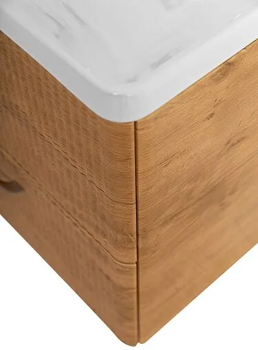 Тумба под умывальник подвесная BelBagno DUE 60 Rovere Nature DUE-600-2C-SO-RN-P