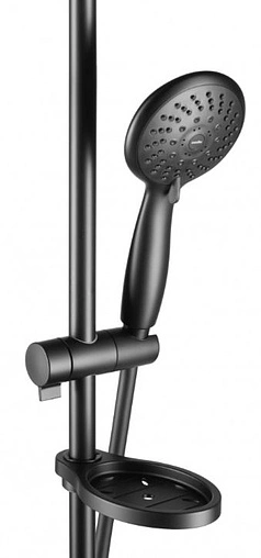 Душевая стойка Swedbe Hermes чёрный матовый 5106B