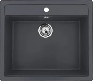 Мойка кухонная Ulgran U-104-343 антрацит Мойка кухонная Ulgran U-104-343 антрацит, 1